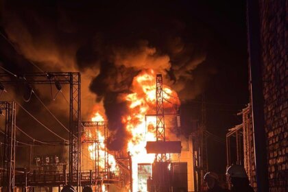 Кременчук остана без ток след руски удар, Москва твърди за 77 свалени украински дрона