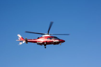 Въздушна линейка за пострадала на "Тракия" жена